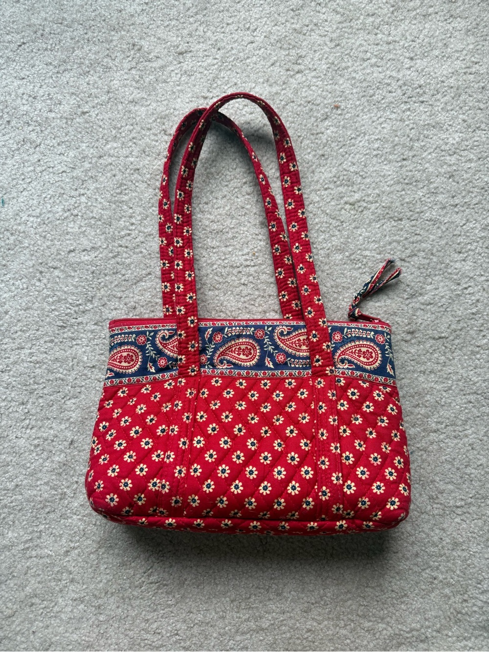 Vintage NWOT Vera Bradley Little Betsy - Americana Red - Picture 2 of 7